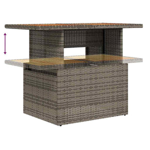 Σετ Καναπέ Κήπου 10 τμχ. Γκρι