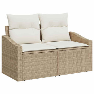 Σετ Καναπέ Κήπου 8 τμχ. Μπεζ και Κρέμα