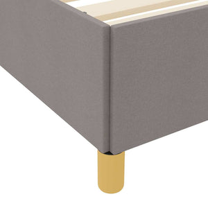 Σκελετός Κρεβατιού Taupe 90 x 190 cm ύφασμα