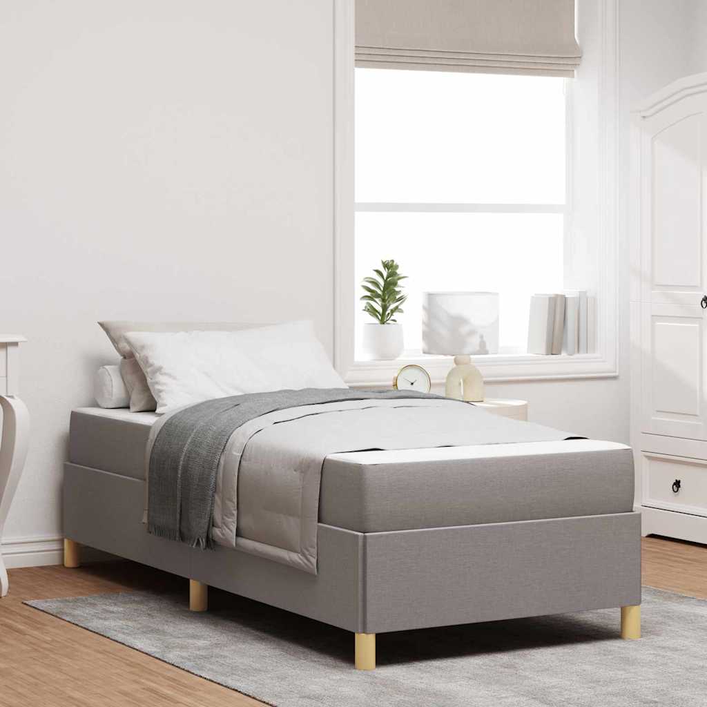 Σκελετός Κρεβατιού με στρώμα Taupe 90 x 190 cm ύφασμα