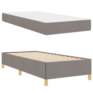 Σκελετός Κρεβατιού Taupe 90 x 190 cm ύφασμα