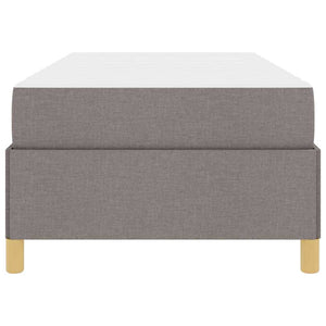 Σκελετός Κρεβατιού Taupe 90 x 190 cm ύφασμα