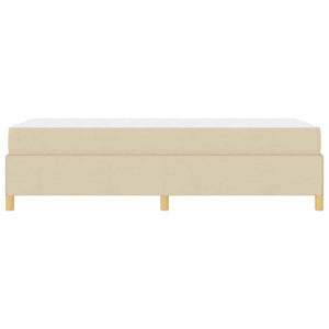 Σκελετός Κρεβατιού Κρεμ 90 x 190 cm ύφασμα