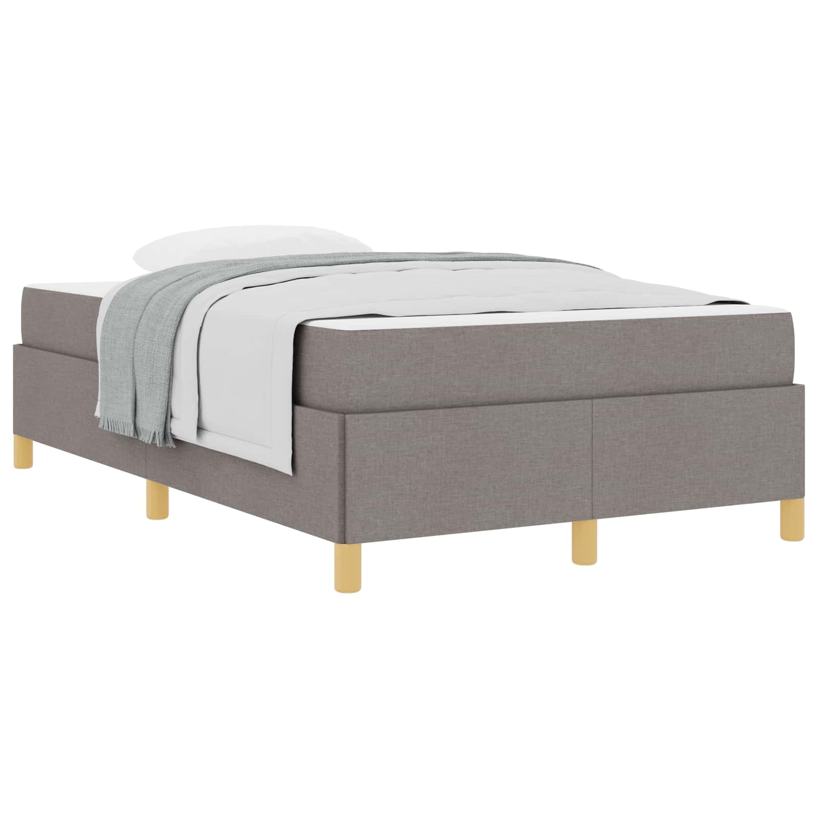 Σκελετός Κρεβατιού με στρώμα Taupe 120 x 190 cm ύφασμα
