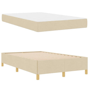 Σκελετός Κρεβατιού Κρεμ 120 x 200 cm ύφασμα