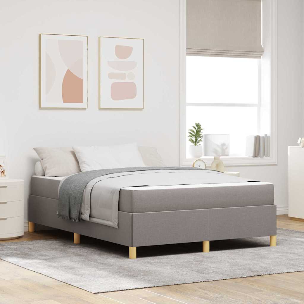 Σκελετός Κρεβατιού με στρώμα Taupe 140 x 190 cm ύφασμα