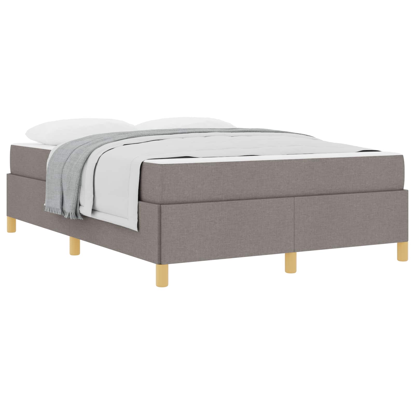Σκελετός Κρεβατιού με στρώμα Taupe 140 x 190 cm ύφασμα