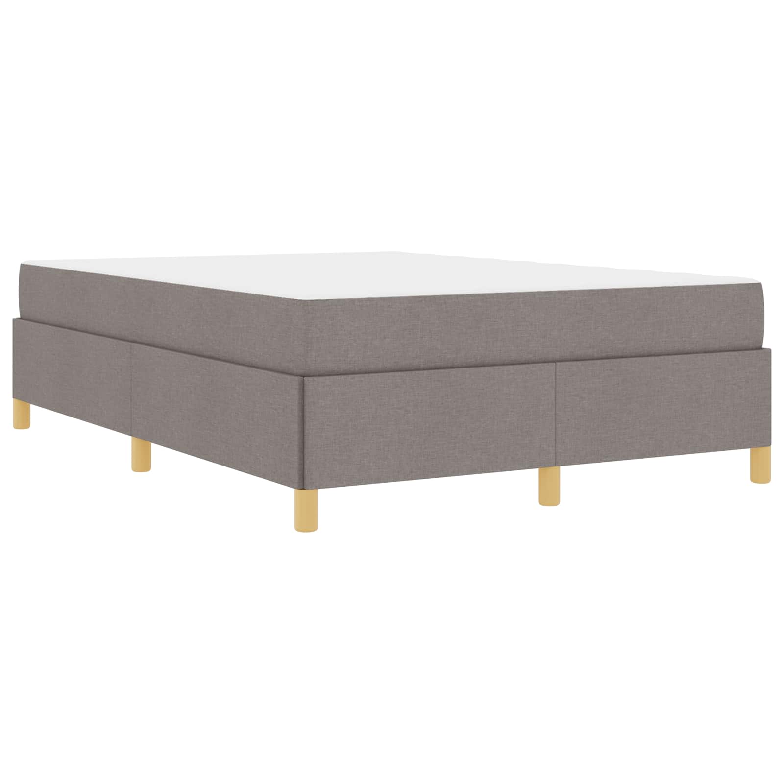 Σκελετός Κρεβατιού με στρώμα Taupe 160 x 200 cm ύφασμα - Pakobazaar