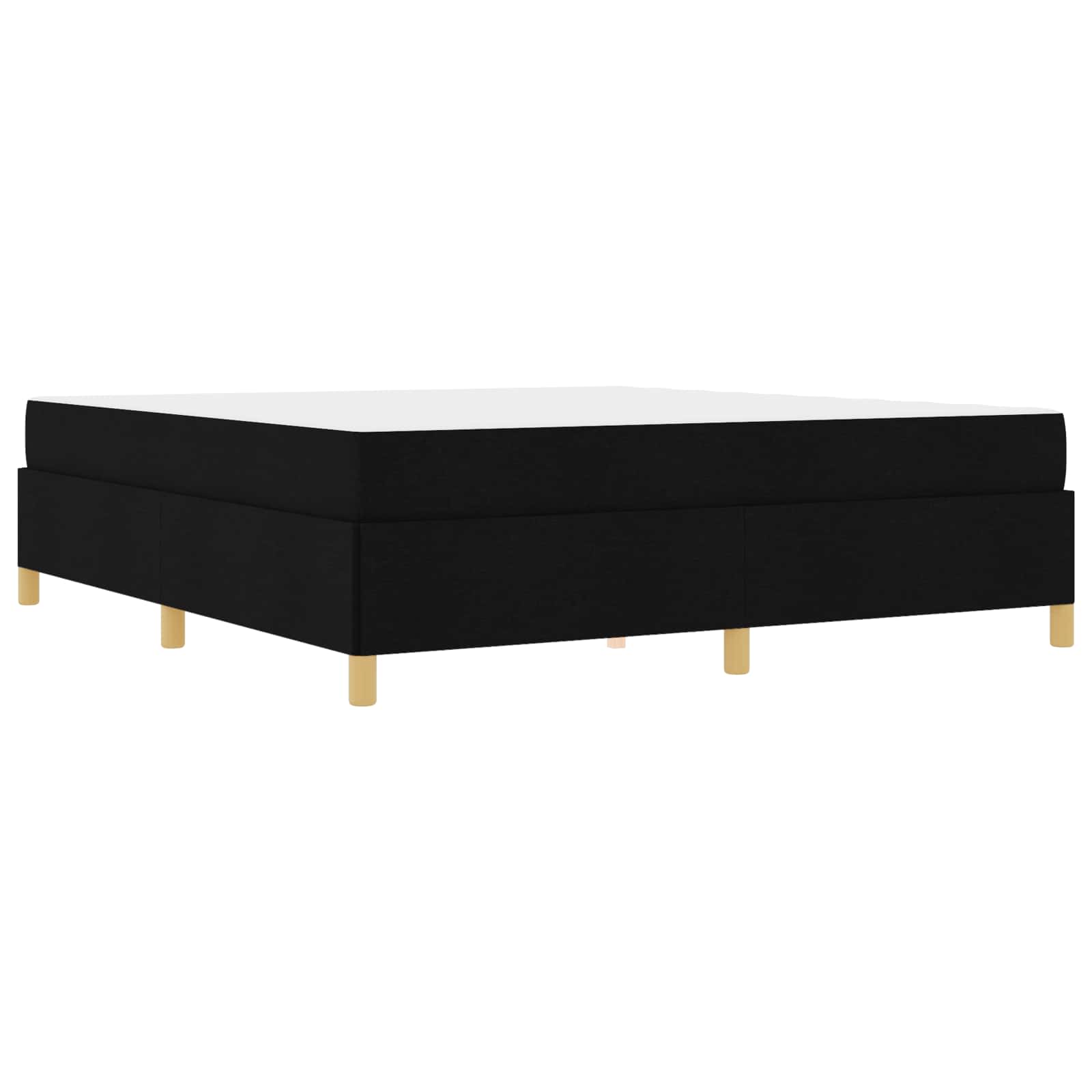Σκελετός Κρεβατιού με στρώμα Μαύρο 180 x 200 cm ύφασμα - Pakobazaar