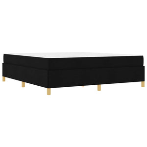 Σκελετός Κρεβατιού με στρώμα Μαύρο 180 x 200 cm ύφασμα - Pakobazaar