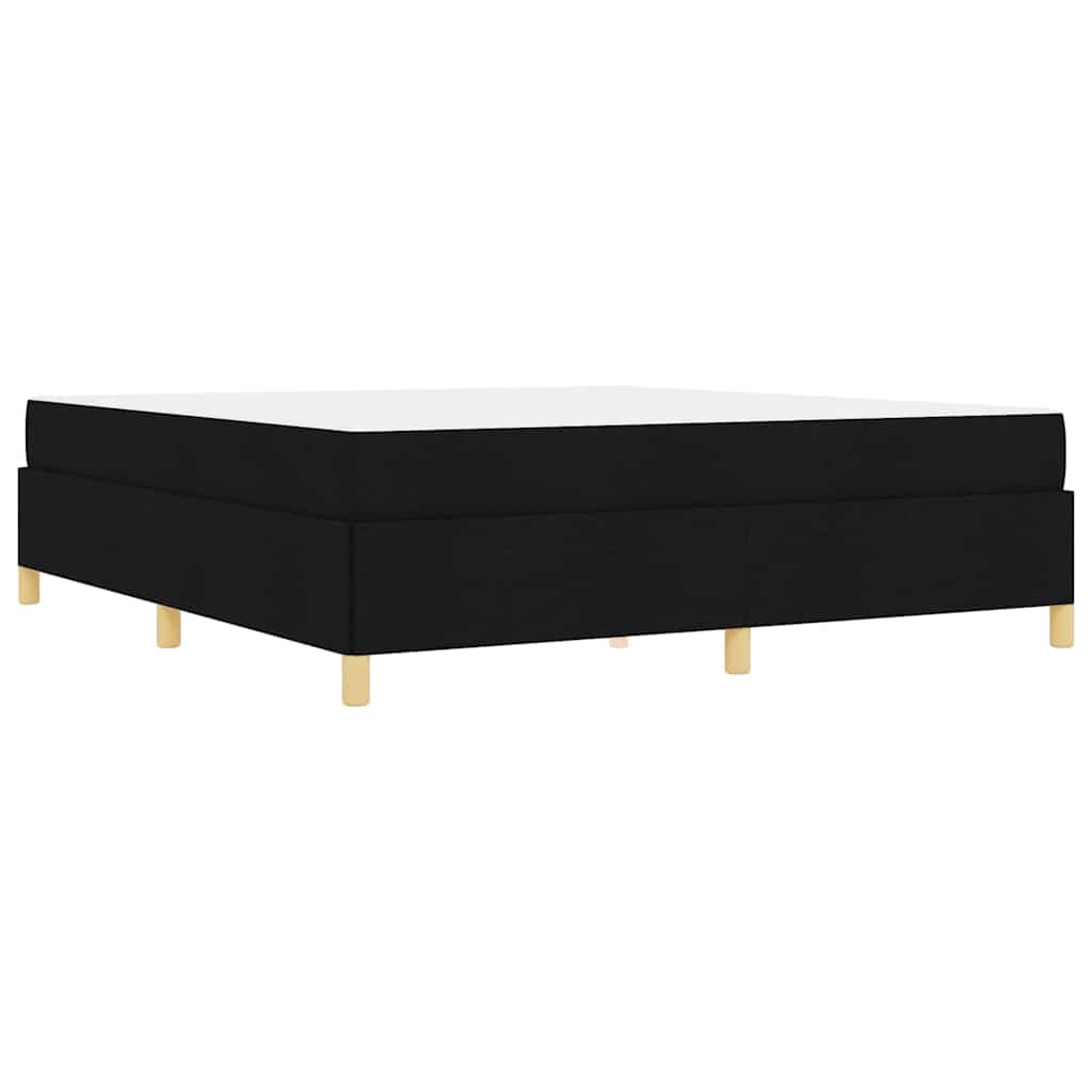 Σκελετός Κρεβατιού με στρώμα Μαύρο 180 x 200 cm ύφασμα - Pakobazaar