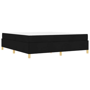 Σκελετός Κρεβατιού με στρώμα Μαύρο 180 x 200 cm ύφασμα - Pakobazaar