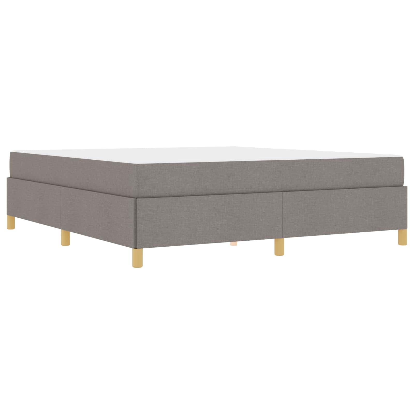 Σκελετός Κρεβατιού με στρώμα Taupe 180 x 200 cm ύφασμα - Pakobazaar