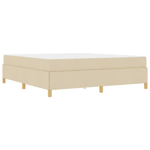 Σκελετός Κρεβατιού Κρεμ 180 x 200 cm ύφασμα