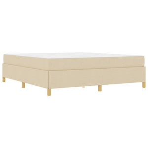 Σκελετός Κρεβατιού Κρεμ 180 x 200 cm ύφασμα