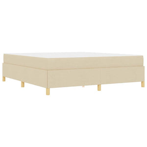 Σκελετός Κρεβατιού Κρεμ 180 x 200 cm ύφασμα