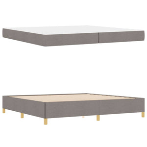 Σκελετός Κρεβατιού Taupe 200 x 200 cm ύφασμα