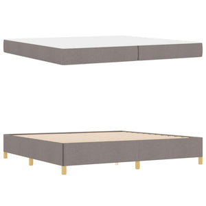 Σκελετός Κρεβατιού Taupe 200 x 200 cm ύφασμα