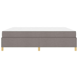 Σκελετός Κρεβατιού Taupe 200 x 200 cm ύφασμα