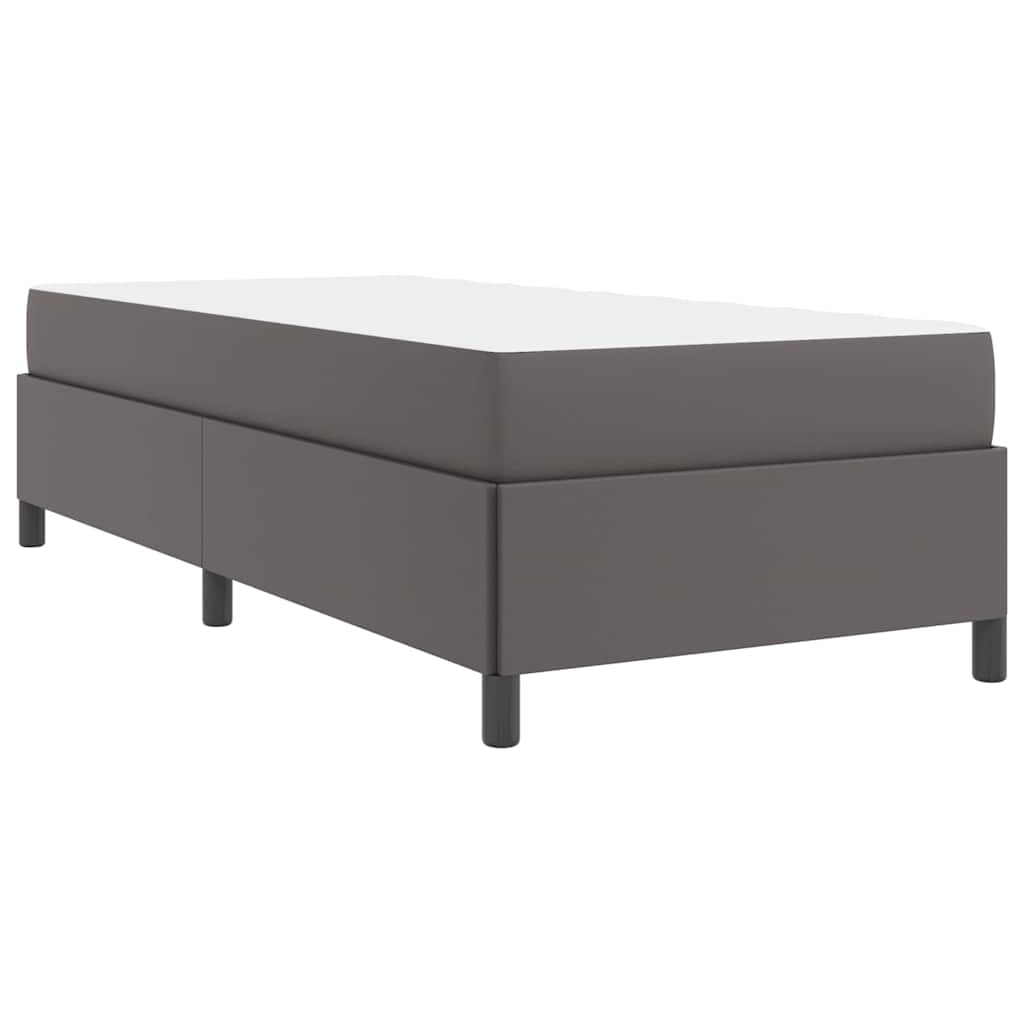 Σκελετός Κρεβατιού με στρώμα Γκρι 90 x 190 cm ύφασμα