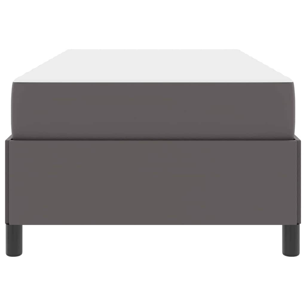 Σκελετός Κρεβατιού με στρώμα Γκρι 90 x 200 cm ύφασμα - Pakobazaar