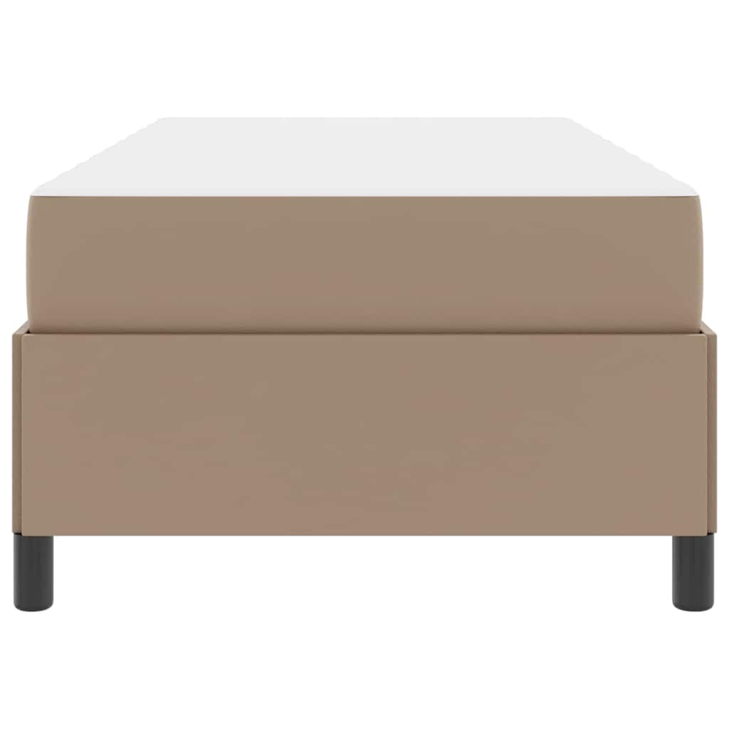 Σκελετός Κρεβατιού με στρώμα Καπουτσίνο 90 x 200 cm ύφασμα - Pakobazaar