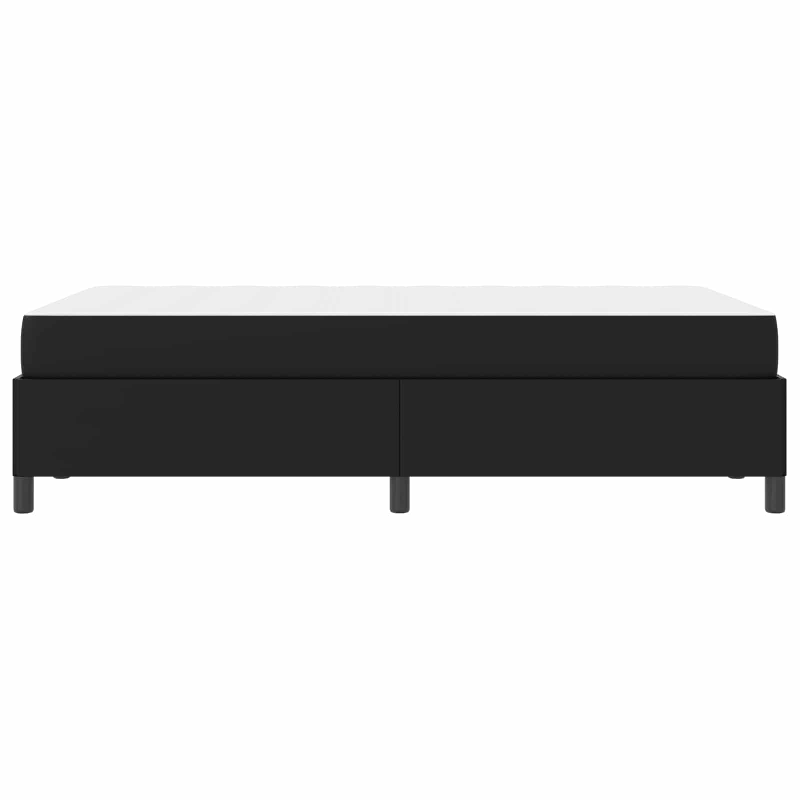 Σκελετός Κρεβατιού με στρώμα Μαύρο 120 x 190 cm ύφασμα