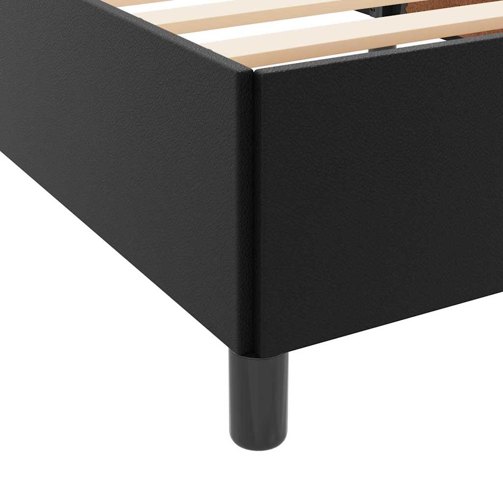 Σκελετός Κρεβατιού με στρώμα Μαύρο 120 x 200 cm ύφασμα - Pakobazaar