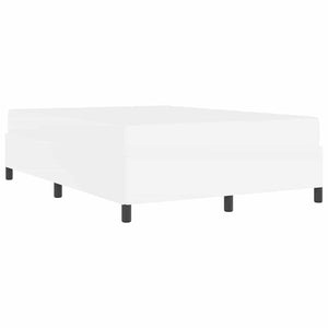 Σκελετός Κρεβατιού με στρώμα Λευκό 140 x 190 cm ύφασμα