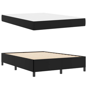 Σκελετός Κρεβατιού με στρώμα Μαύρο 160 x 200 cm ύφασμα