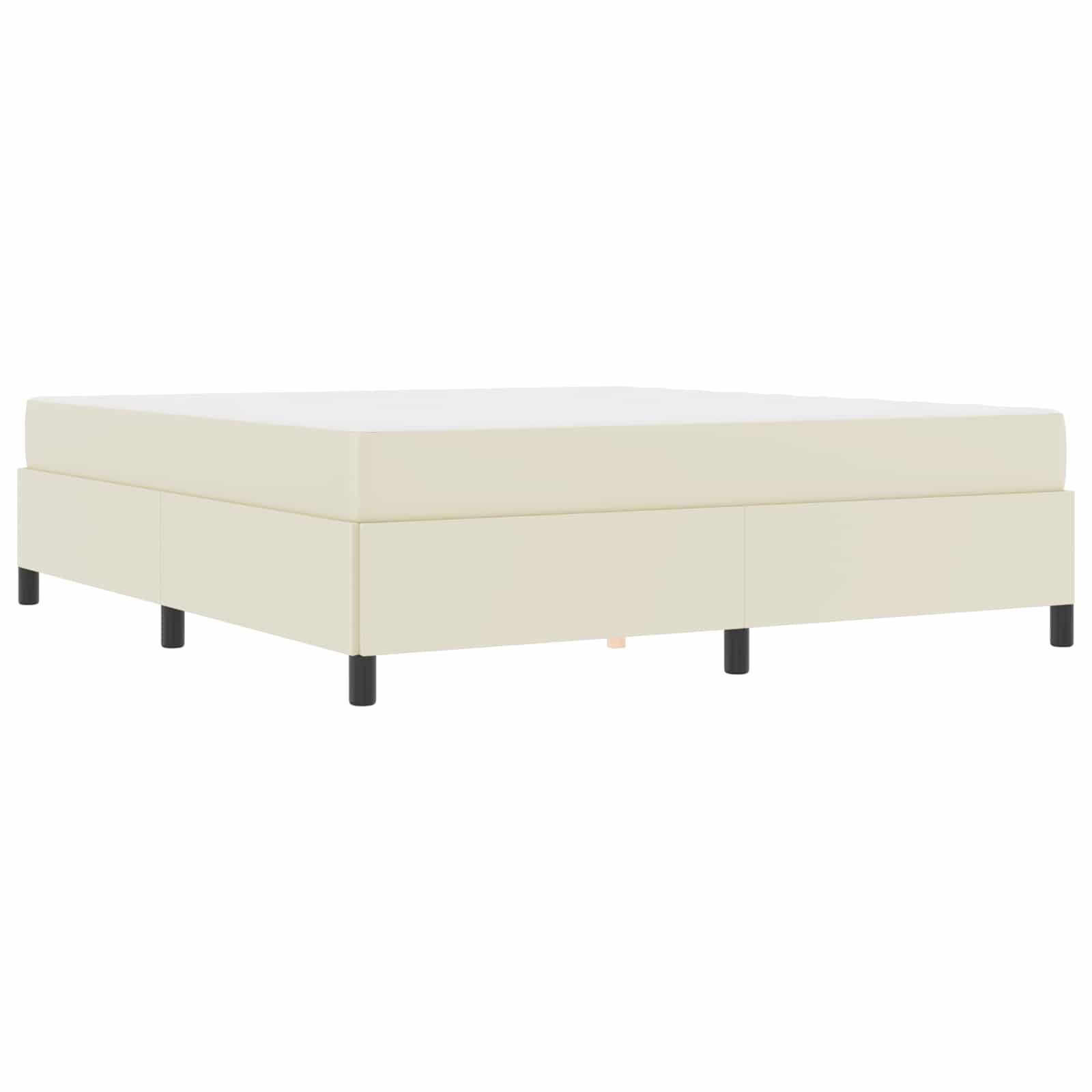 Σκελετός Κρεβατιού με στρώμα Κρεμ 180 x 200 cm ύφασμα - Pakobazaar