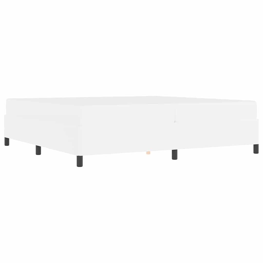 Σκελετός Κρεβατιού με στρώμα Λευκό 200 x 200 cm ύφασμα - Pakobazaar