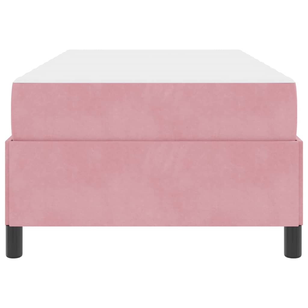 Σκελετός Κρεβατιού με στρώμα Ροζ 90 x 200 cm ύφασμα