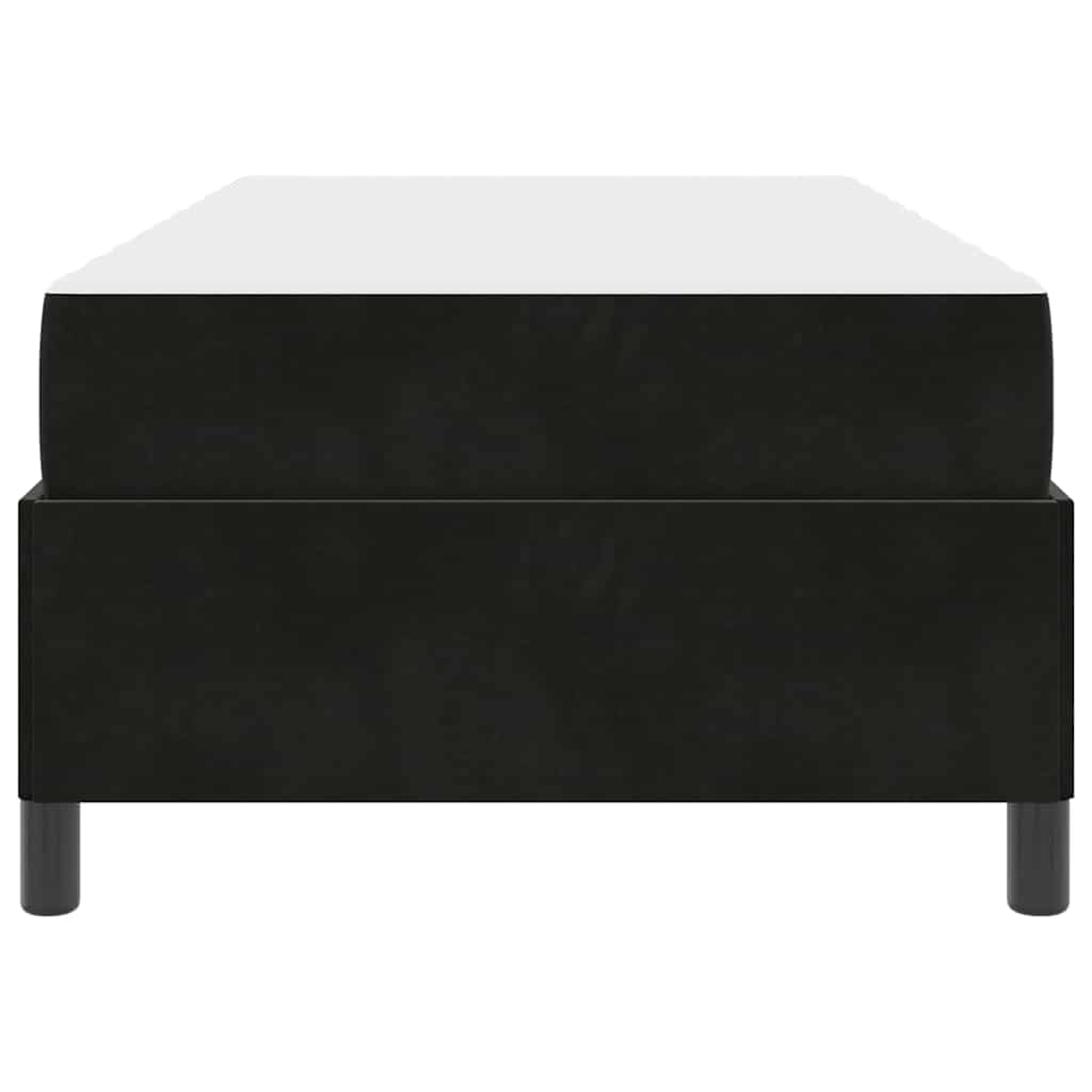 Σκελετός Κρεβατιού με στρώμα Μαύρο 100 x 200 cm ύφασμα