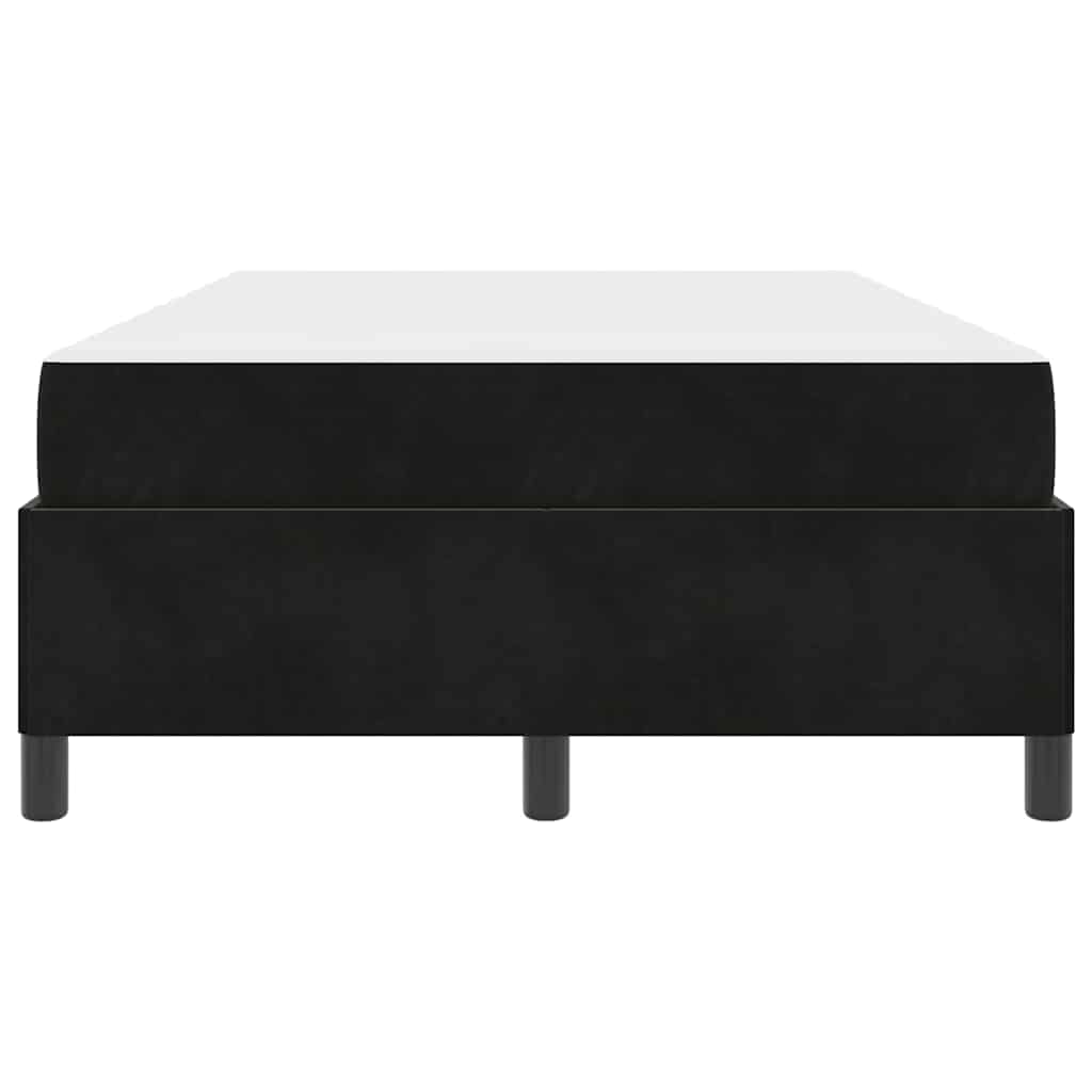 Σκελετός Κρεβατιού με στρώμα Μαύρο 120 x 190 cm ύφασμα