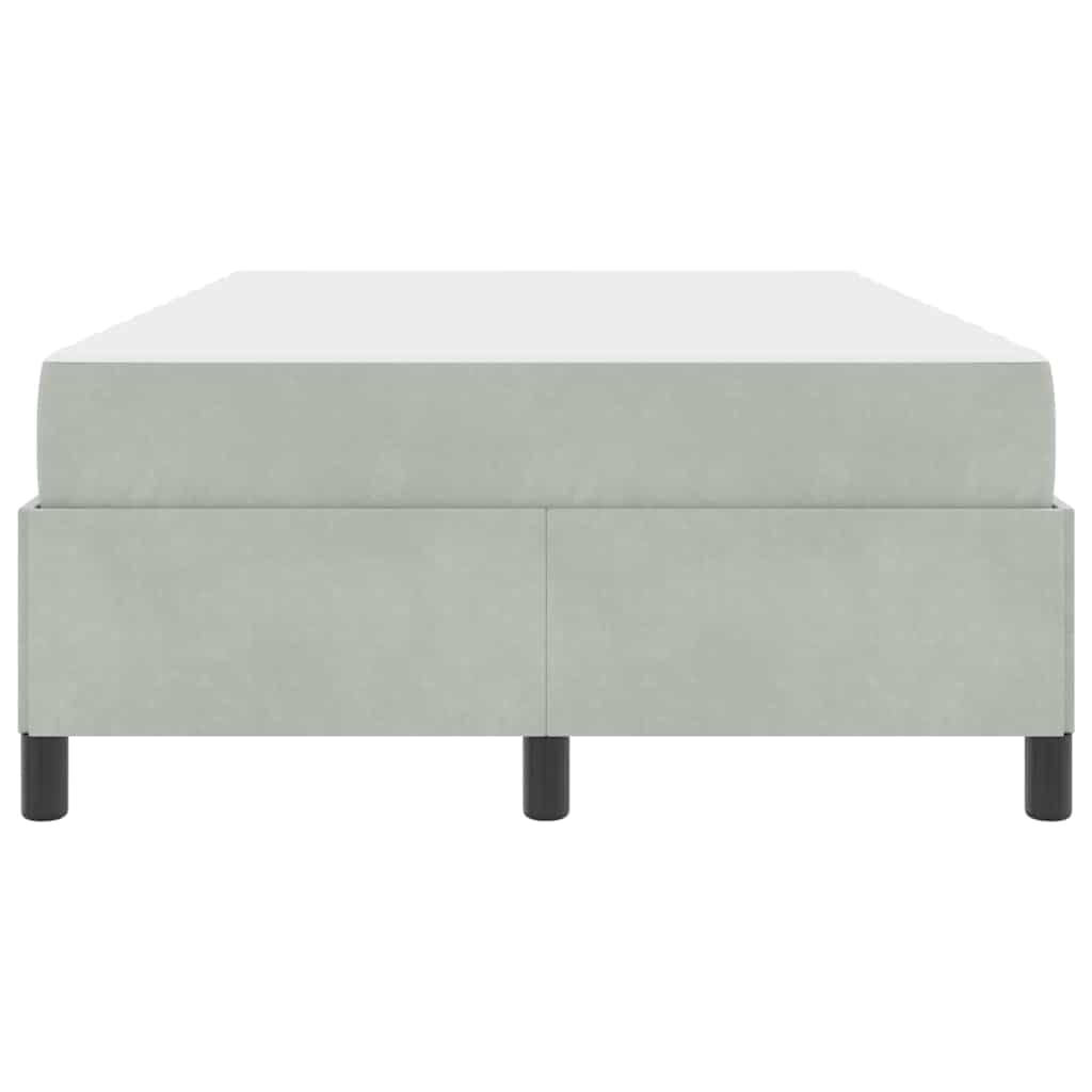 Σκελετός Κρεβατιού με στρώμα Ανοιχτό γκρι 120 x 200 cm ύφασμα - Pakobazaar