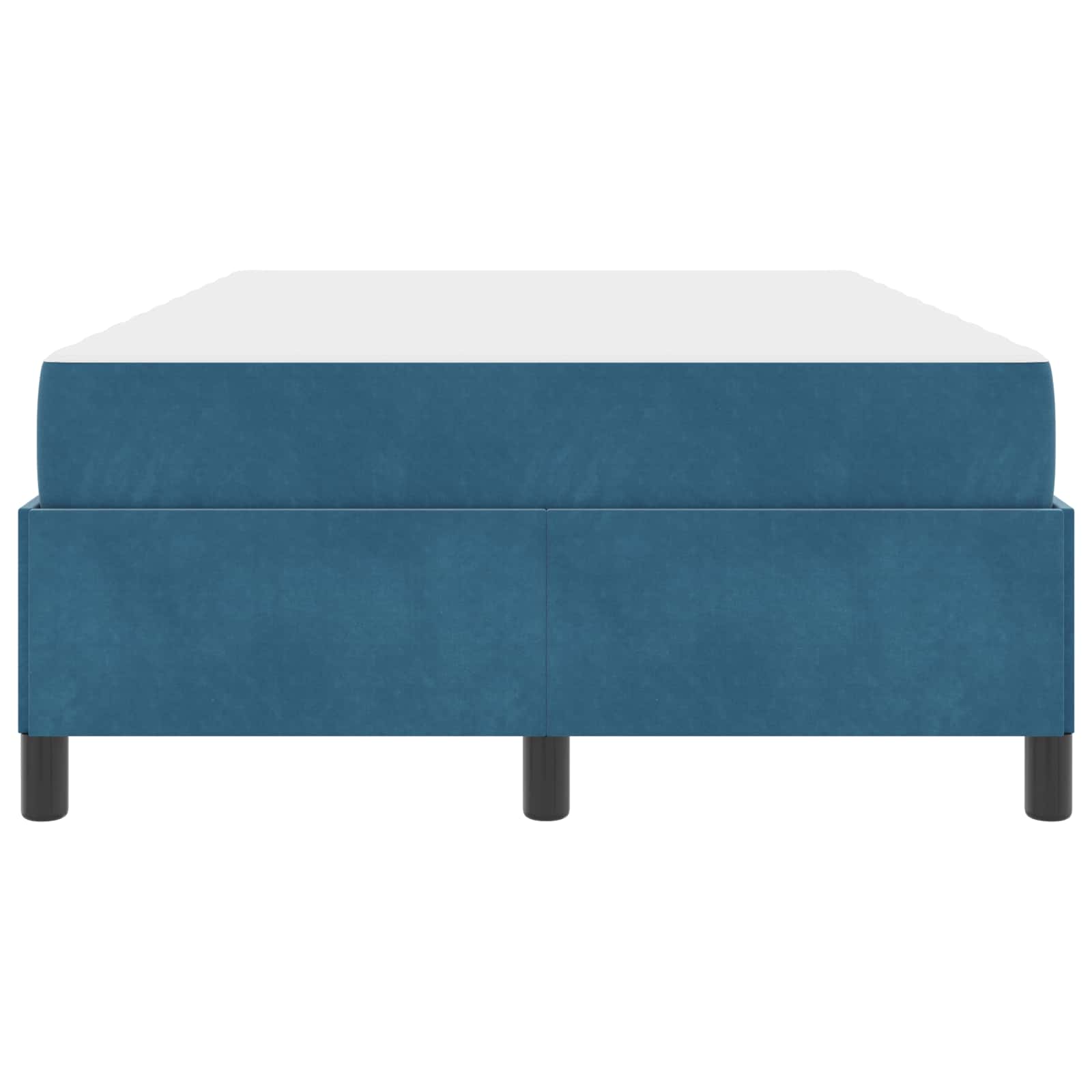 Σκελετός Κρεβατιού με στρώμα Σκούρο Μπλε 120 x 200 cm ύφασμα - Pakobazaar