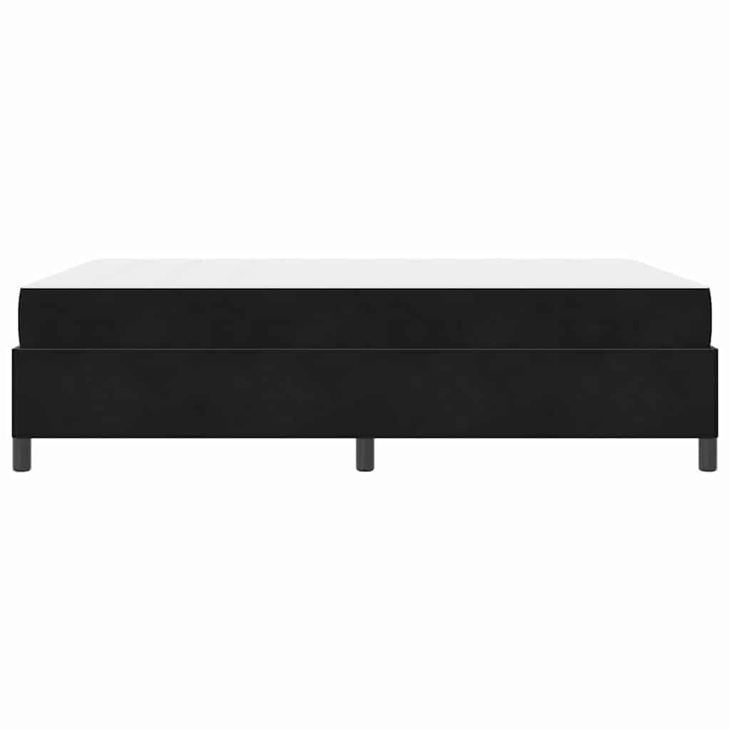 Σκελετός Κρεβατιού με στρώμα Μαύρο 140 x 190 cm ύφασμα - Pakobazaar