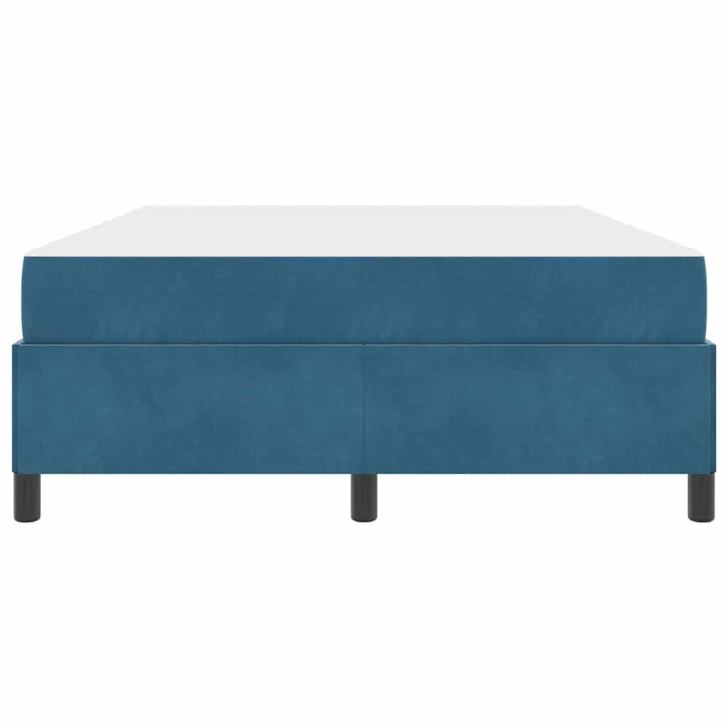 Σκελετός Κρεβατιού με στρώμα Σκούρο Μπλε 160 x 200 cm ύφασμα - Pakobazaar