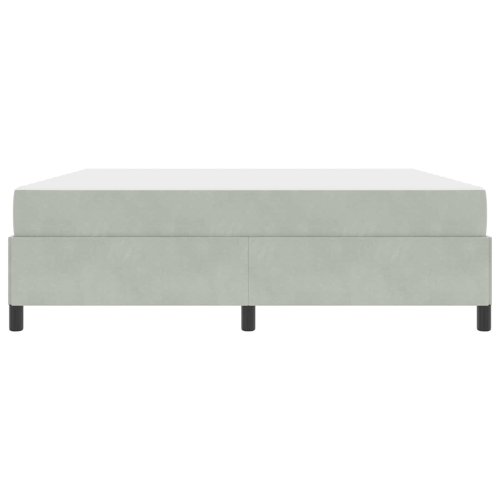 Σκελετός Κρεβατιού με στρώμα Ανοιχτό γκρι 180 x 200 cm ύφασμα - Pakobazaar