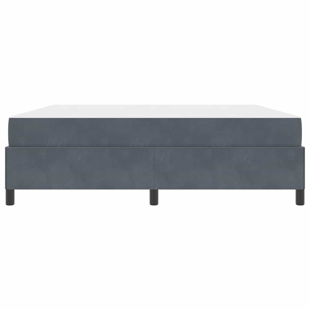 Σκελετός Κρεβατιού με στρώμα Σκούρο Γκρι 180 x 200 cm ύφασμα