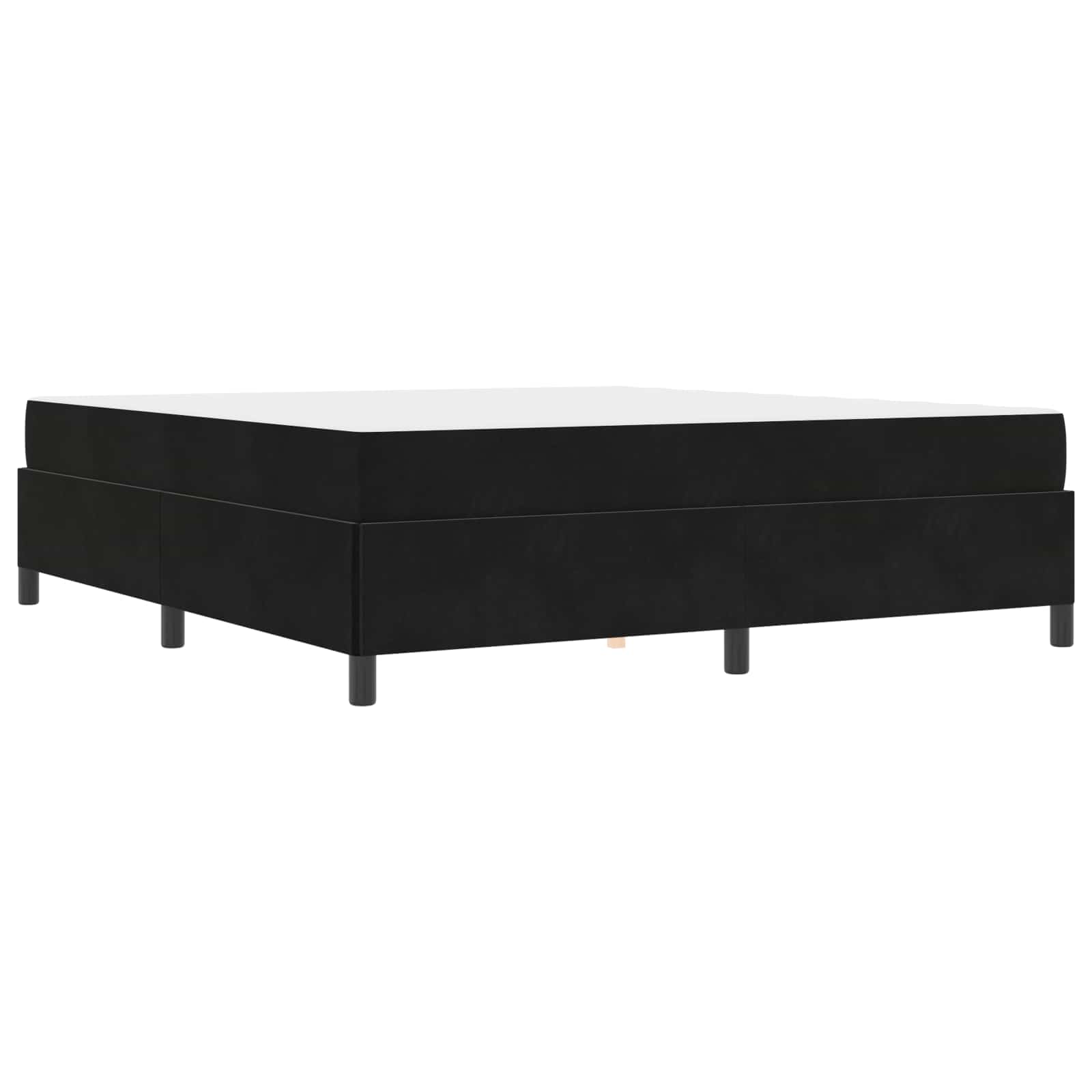 Σκελετός Κρεβατιού με στρώμα Μαύρο 180 x 200 cm ύφασμα