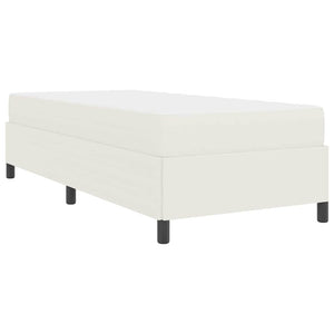 Σκελετός Κρεβατιού με στρώμα Κρεμ 90 x 190 cm ύφασμα
