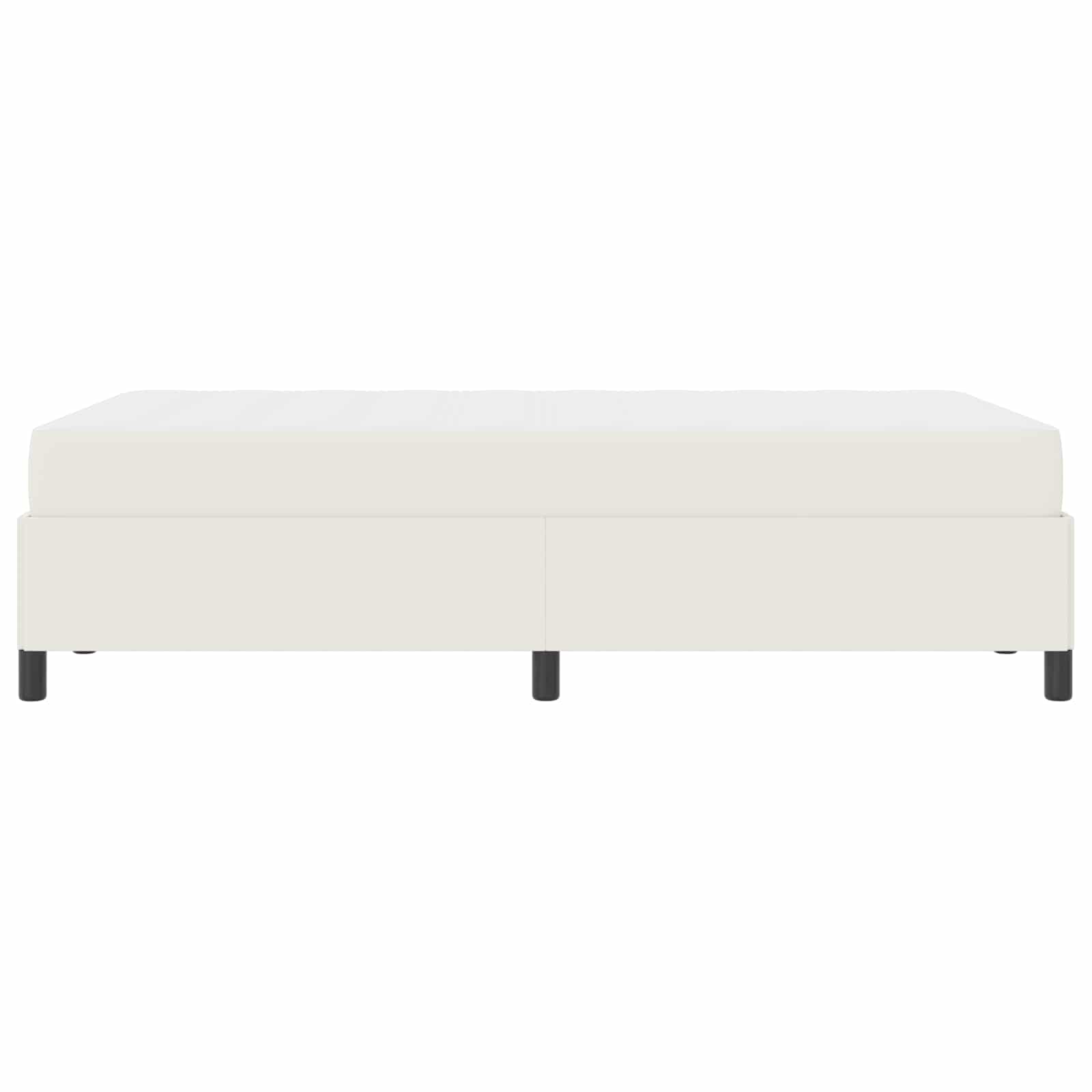 Σκελετός Κρεβατιού με στρώμα Κρεμ 120 x 200 cm ύφασμα - Pakobazaar