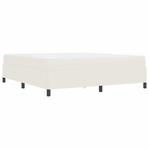 Σκελετός Κρεβατιού με στρώμα Κρεμ 180 x 200 cm ύφασμα - Pakobazaar
