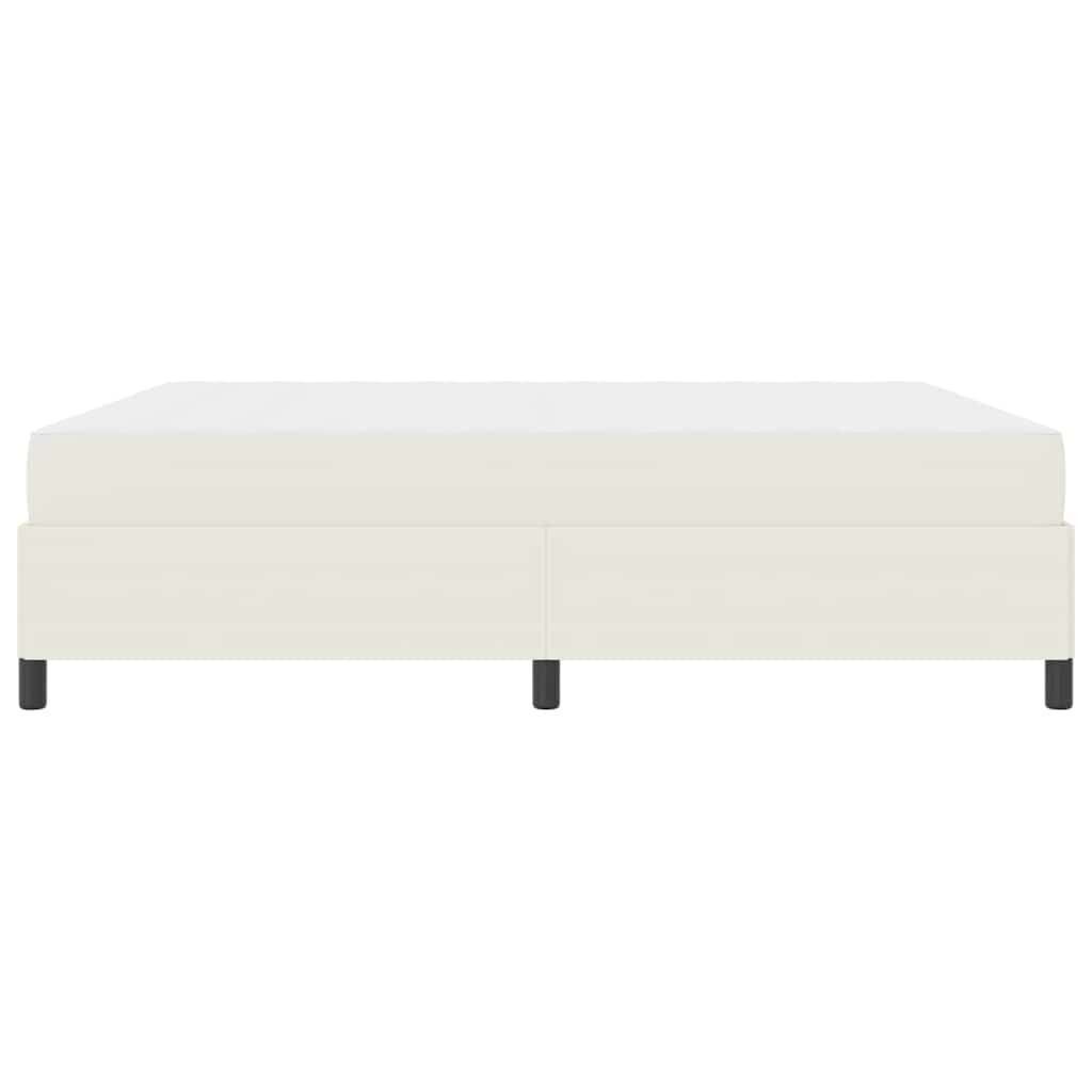 Σκελετός Κρεβατιού με στρώμα Κρεμ 180 x 200 cm ύφασμα - Pakobazaar