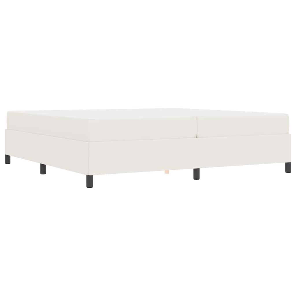 Σκελετός Κρεβατιού με στρώμα Κρεμ 200 x 200 cm ύφασμα - Pakobazaar