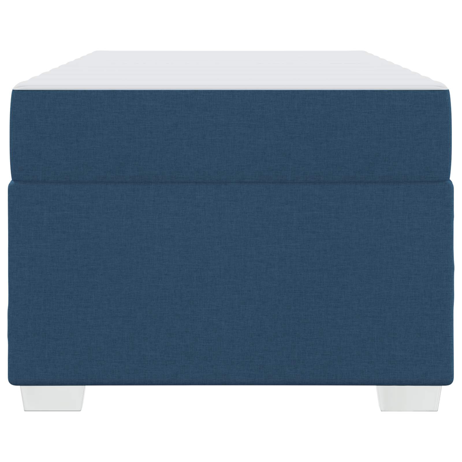 Σκελετός Κρεβατιού με στρώμα Μπλε 80 x 200 cm ύφασμα