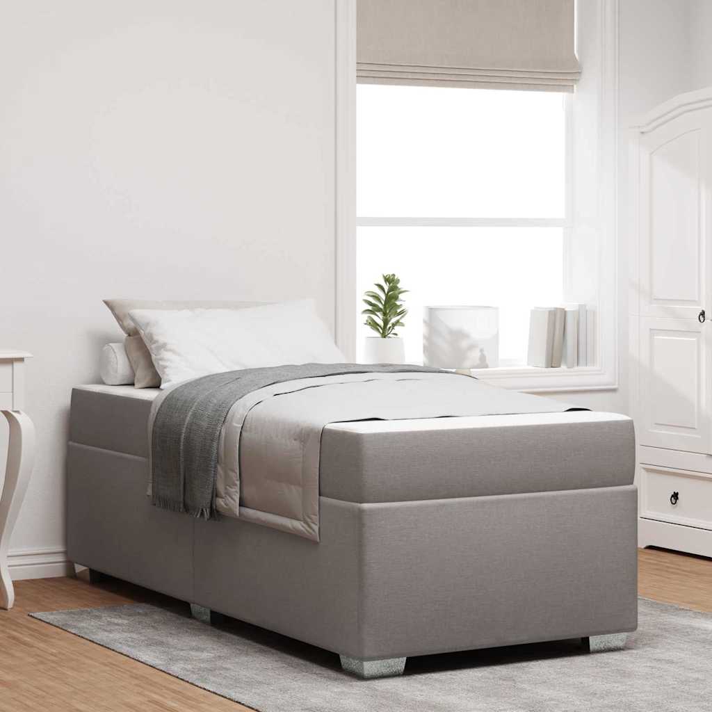 Σκελετός Κρεβατιού με στρώμα Taupe 90 x 190 cm ύφασμα