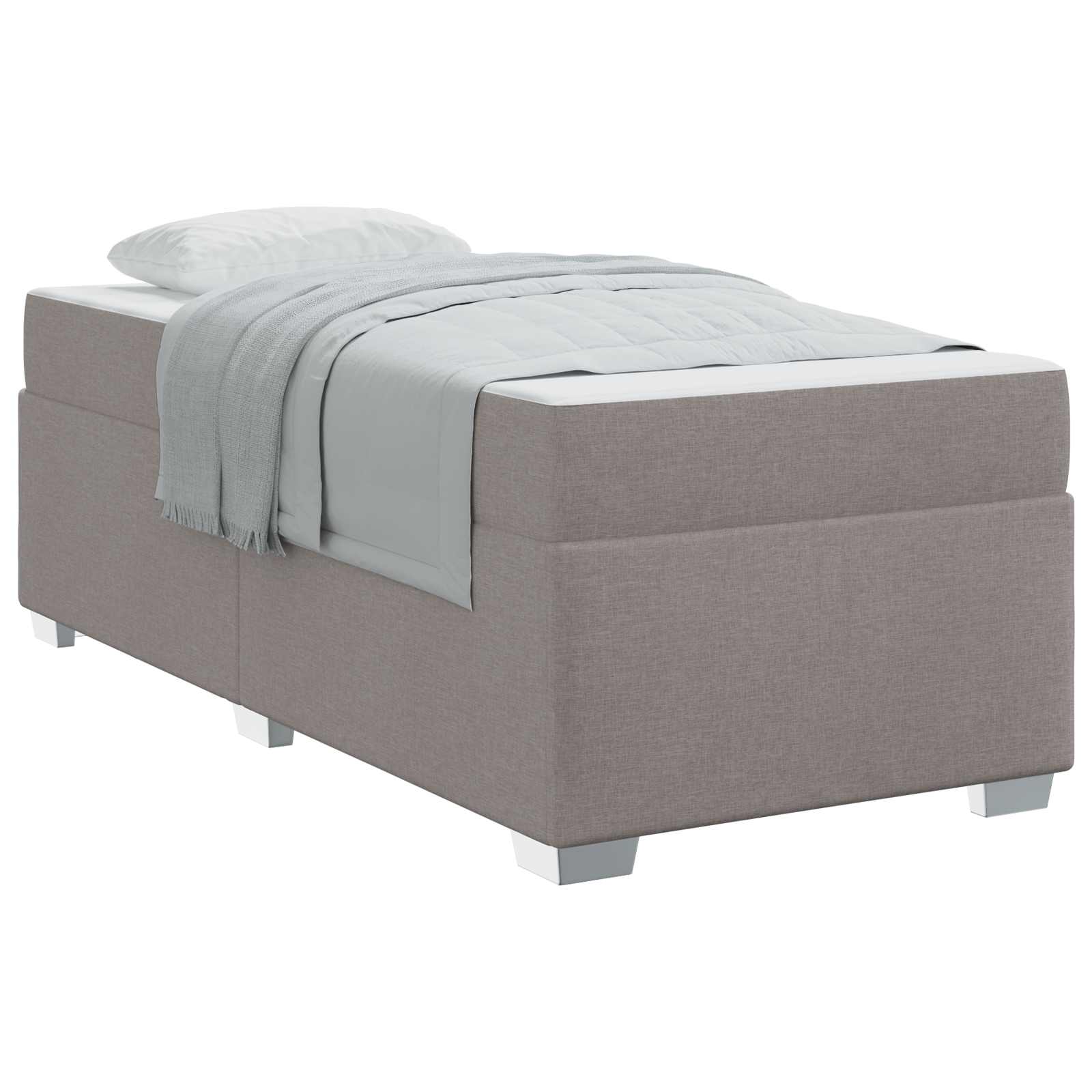 Σκελετός Κρεβατιού με στρώμα Taupe 90 x 190 cm ύφασμα
